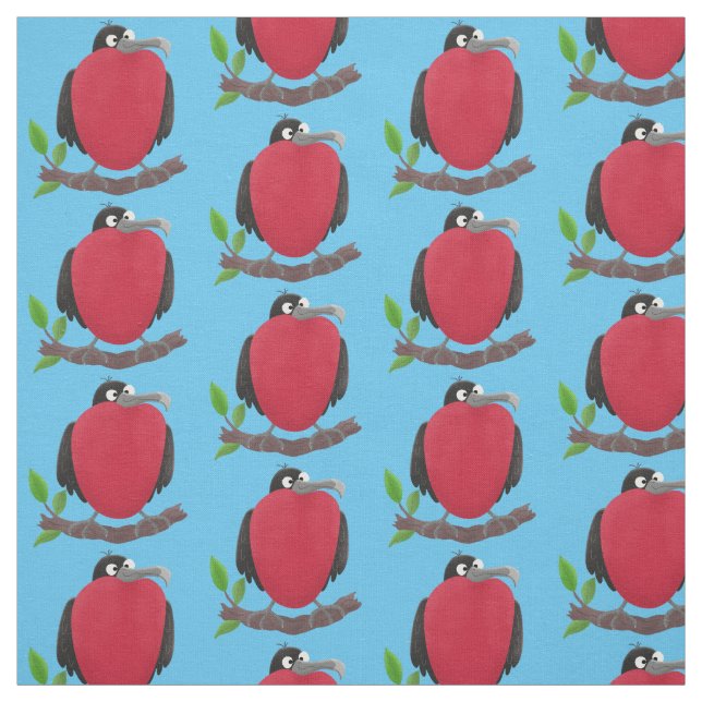 Tela Magnífico personalizado de pájaro fragata (Retal)