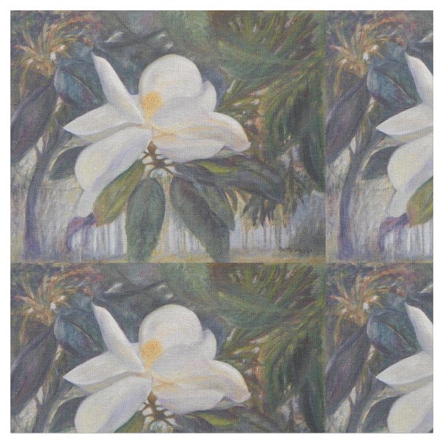 TELA MAGNOLIA VIEJA DE LA FLORIDA (De cerca)
