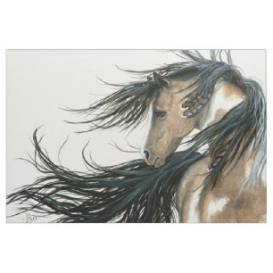 Tela Majestuoso caballo Pinto por Bihrle