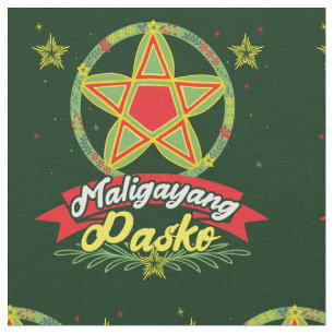Tela Maligayang Pasko Navidades filipinos Filipinas