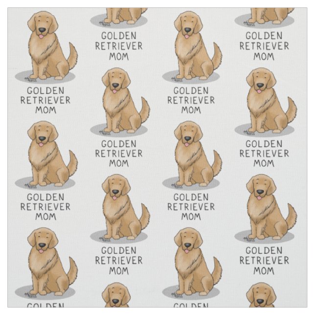 Tela Mamá de Golden Retriever - Perro (Retal)