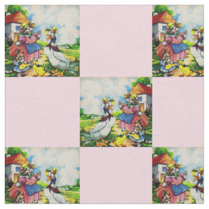 Tela Mamá gatita y bebé de los años 30 visita pinta de 