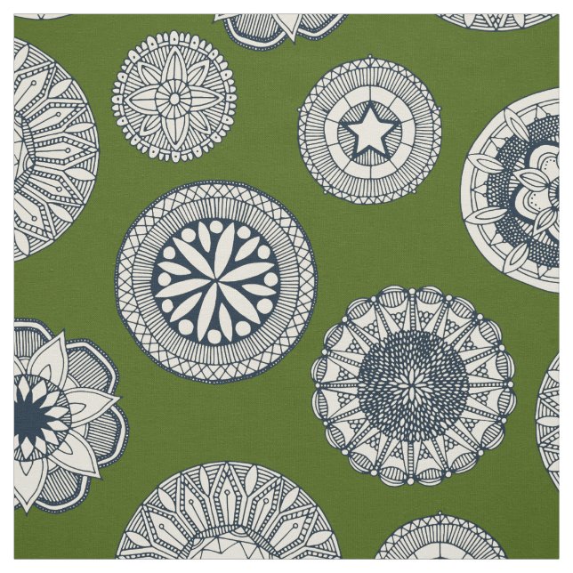 Tela manala circo spot green (Retal)