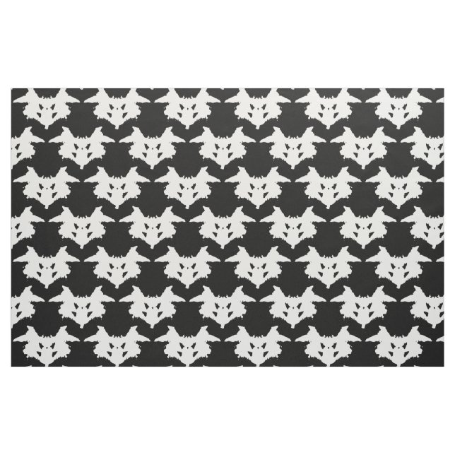 Tela Mancha de tinta de Rorschach ("Cuarto gordo" (fat quarter))
