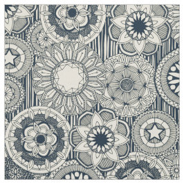 Tela mandala cirque indigo crema