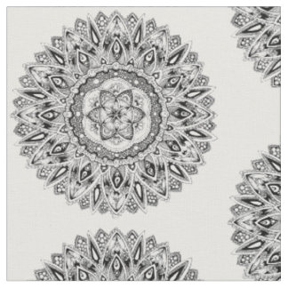 Tela Mandala de la flor con la semilla de la vida
