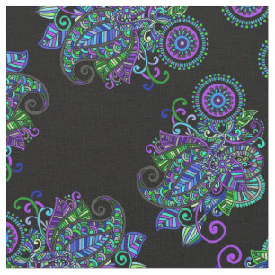 Tela Mandala del pavo real