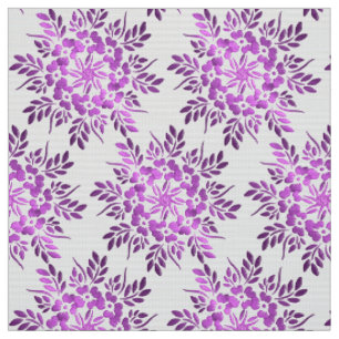 Tela Mandala floral de la violeta de la pendiente