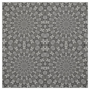 Tela Mandala monocromática