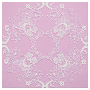 Tela Mandala. rosado floral étnico