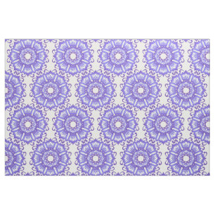 Tela Mandala. violeta floral