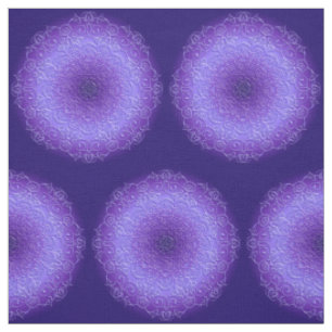 Tela Mandala violeta floral étnica