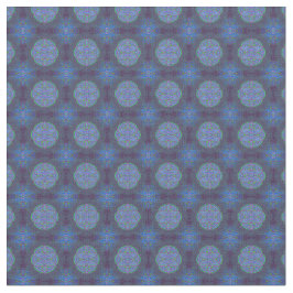 Tela Mandalas en combinación Patrones de repetición azu