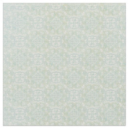 Tela Mandalas verdes, amarillas y blancas sin foco