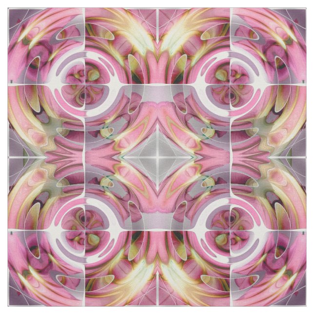 Tela Mandarina y collage abstracto subió (Retal)