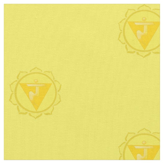 Tela manipura o plexus solar chakra Fabric (De cerca)