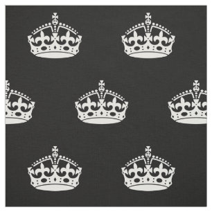 Tela Mantener La Calma Y Seguir El Patrón De La Corona