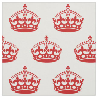 Tela Mantener La Calma Y Seguir El Patrón De La Corona
