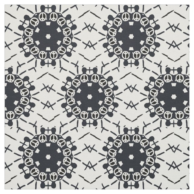 Tela Mantener la estructura del círculo de la paz (Retal)