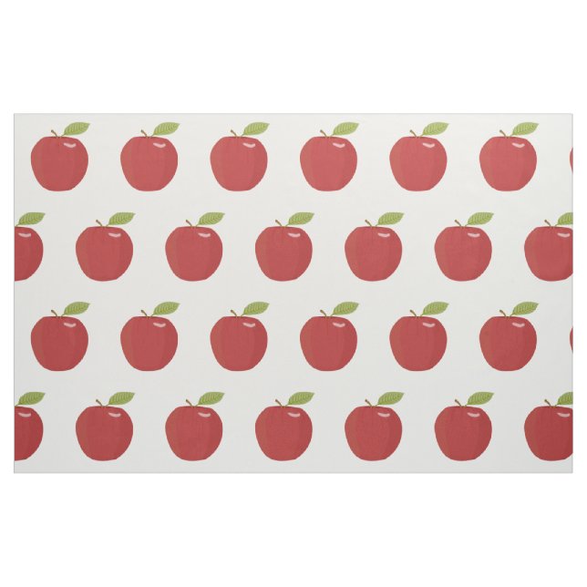 Tela manzana roja ("Cuarto gordo" (fat quarter))