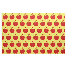 Tela Manzanas amarillas y rojas