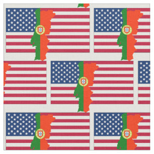 Tela Mapa de la bandera PORTUGUESA AMERICANA