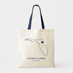 Tela Mapa de los azules marinos del tote del bolso de