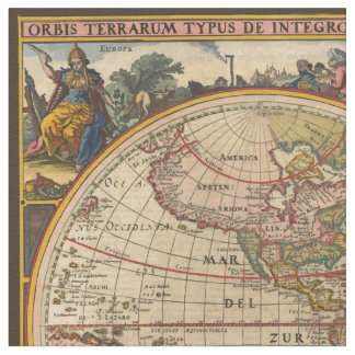 Tela Mapa del mundo antiguo