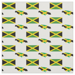 Tela MAPA JAMAICANO   Bandera de Jamaica