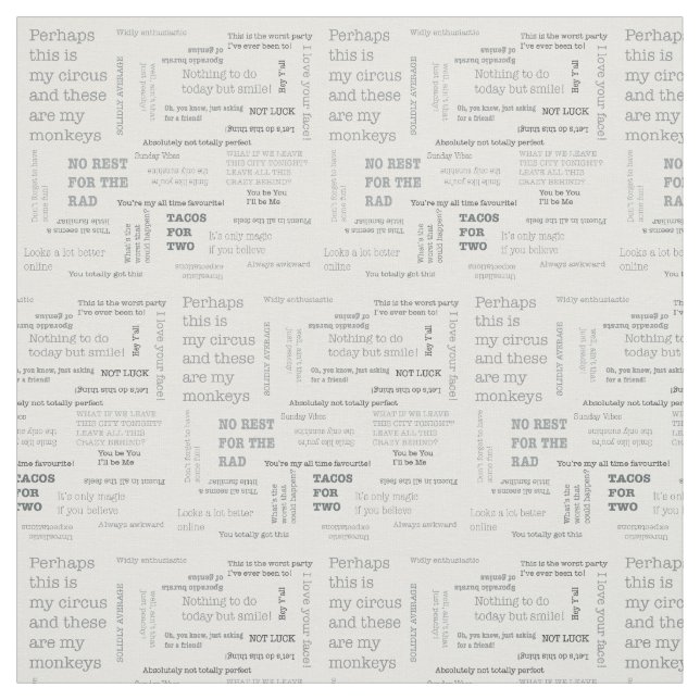 Tela Máquina de escribir Texting (Retal)