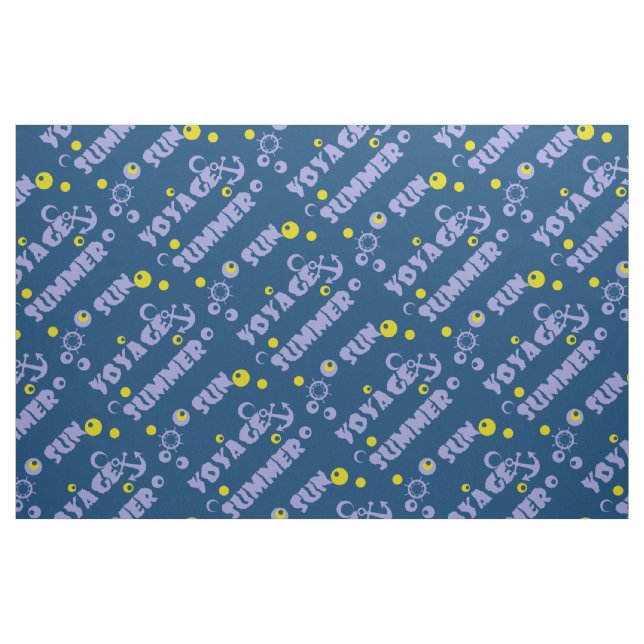 Tela Mar, viajes, verano, sol ("Cuarto gordo" (fat quarter))