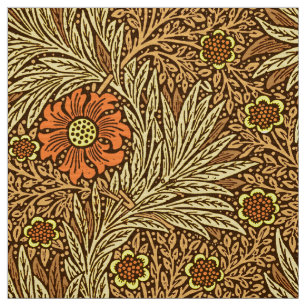 Tela Maravilla de William Morris, Brown de cobre y