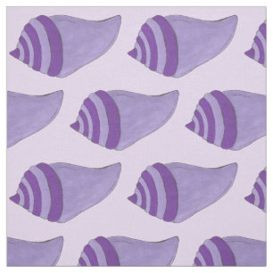 Tela Marcas moradas Conch Seashell Beach Ocean