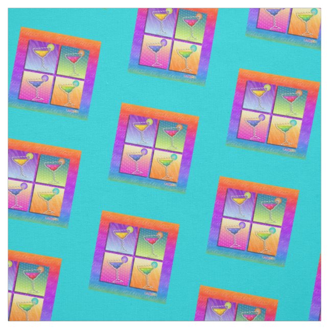 TELA - MARGARITAS POP ART (Retal)