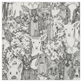 Tela margherita menagerie pizza fiesta negro