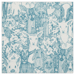 Tela margherita menagerie pizza fiesta pavo real