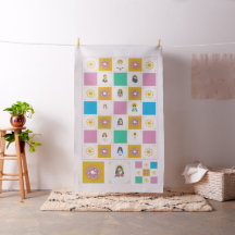 Marian Cute Saint Baby Quilt Squares