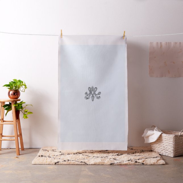 Tela Marie Antoinette initial monogram upholstery (In Situ)