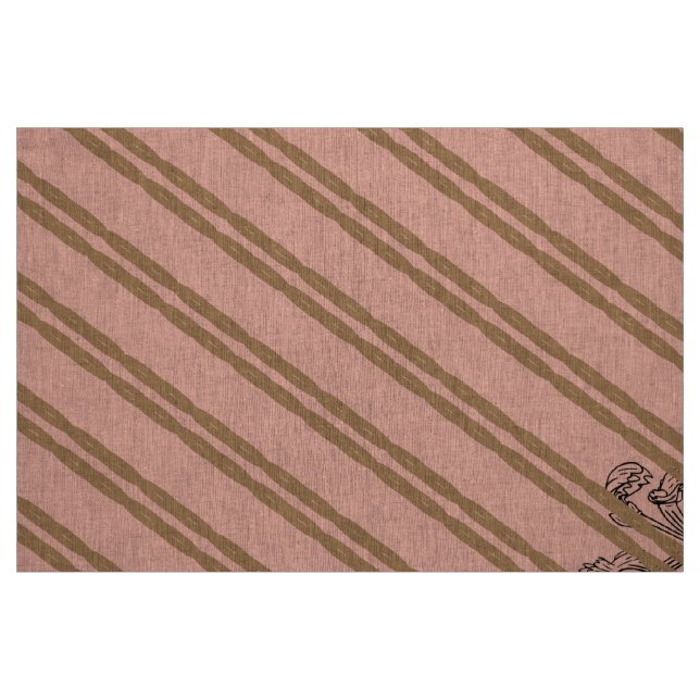 Tela Marie Antoinette initial monogram upholstery linen ("Cuarto gordo" (fat quarter))