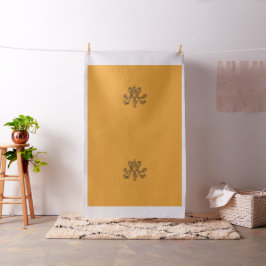 Tela Marie Antoinette initial monogram upholstery panel