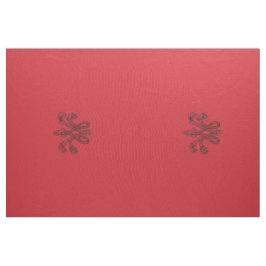 Tela Marie Antoinette initial monogram upholstery panel