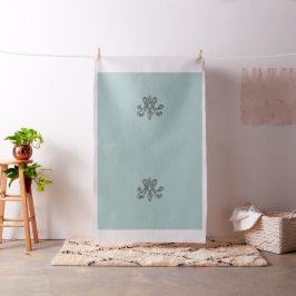 Tela Marie Antoinette initial monogram upholstery panel