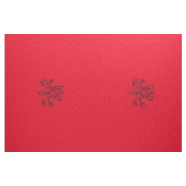 Tela Marie Antoinette initial monogram upholstery panel (Yarda)