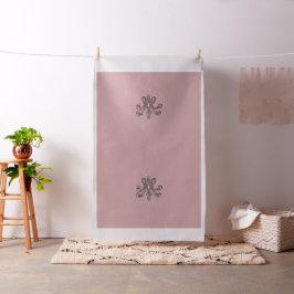 Tela Marie Antoinette initial monogram upholstery panel