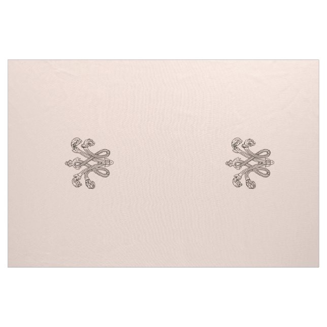 Tela Marie Antoinette initials monogramm upholstery (Yarda)