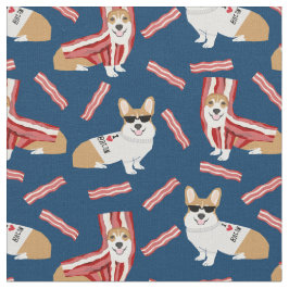 Tela marina de perro tocino corgi