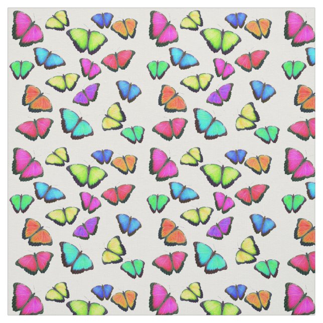 Tela Mariposa arcoiris (Retal)