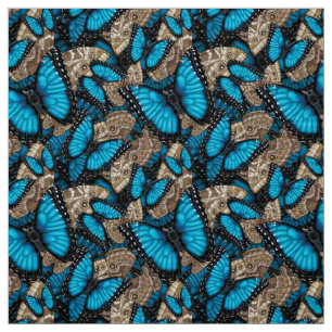 Tela Mariposa azul de Morpho