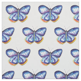 Tela Mariposa azul Pima Cotton (54" de ancho) Tejido