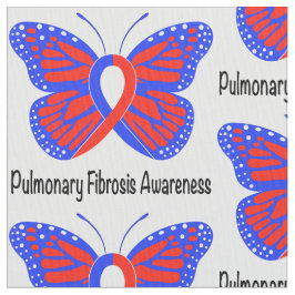Tela Mariposa de la conciencia de la fibrosis pulmonar
